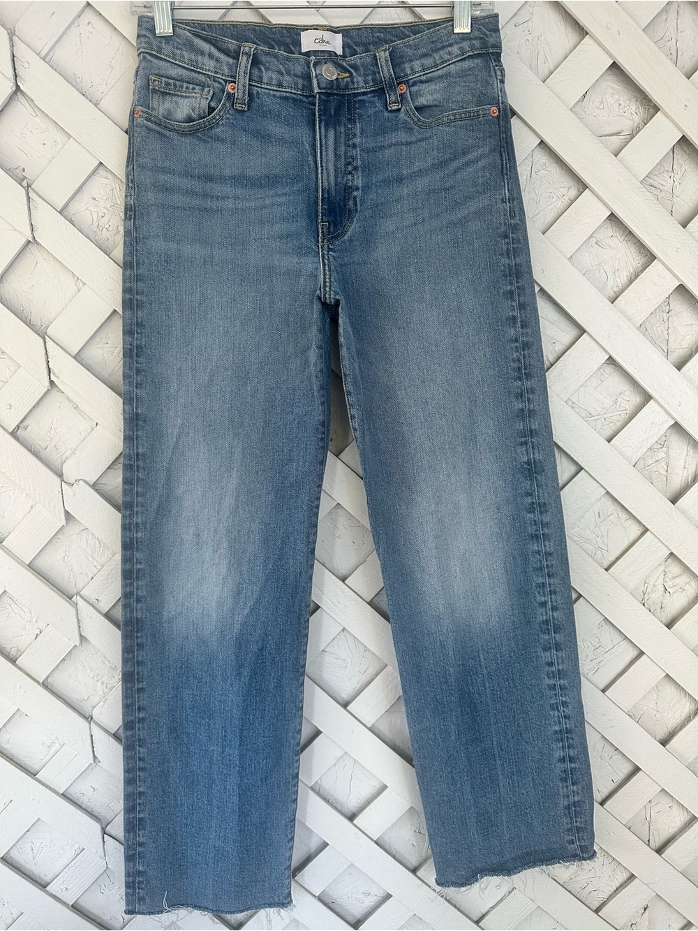Cake The Label Regular Straight Leg Ankle Jeans Medium Wash Sz 26